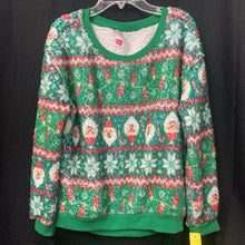 Load image into Gallery viewer, Santa &amp; christmas lights sweatshirt
