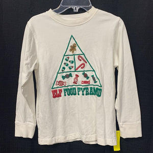 "Elf food pyramid" Christmas shirt