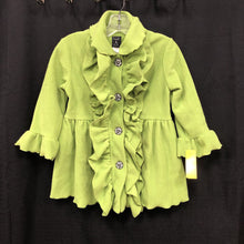Load image into Gallery viewer, Girls Ruffled Winter Jacket
