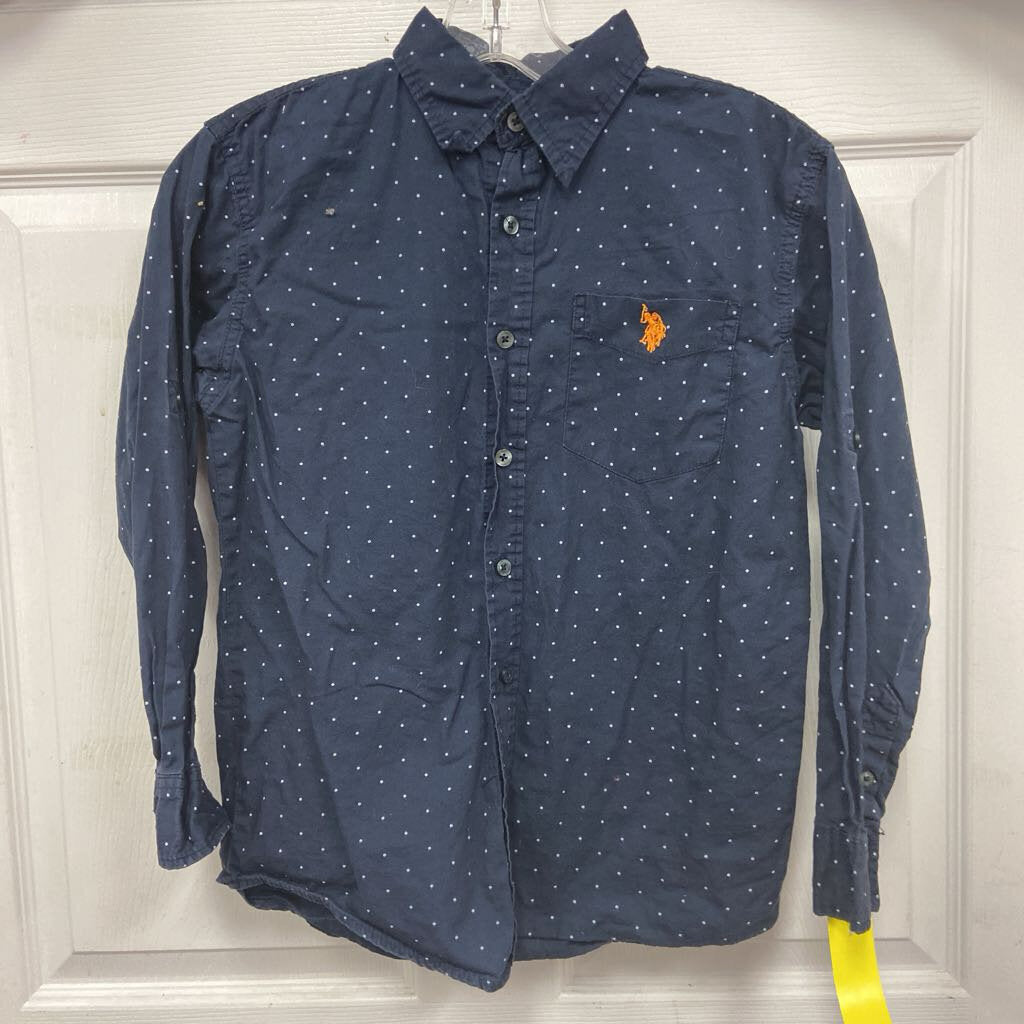 Polka Dot Button Down Shirt