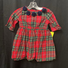 Load image into Gallery viewer, Plaid Flower Tunic
