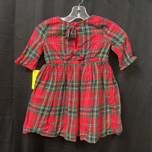 Plaid Flower Tunic