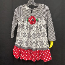 Load image into Gallery viewer, Striped Flower Dress
