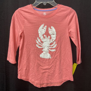 Sequin Lobster T-Shirt Top