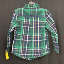 Load image into Gallery viewer, Plaid Button Down Shirt
