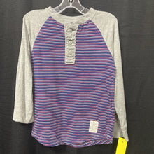 Load image into Gallery viewer, Striped Button T-Shirt
