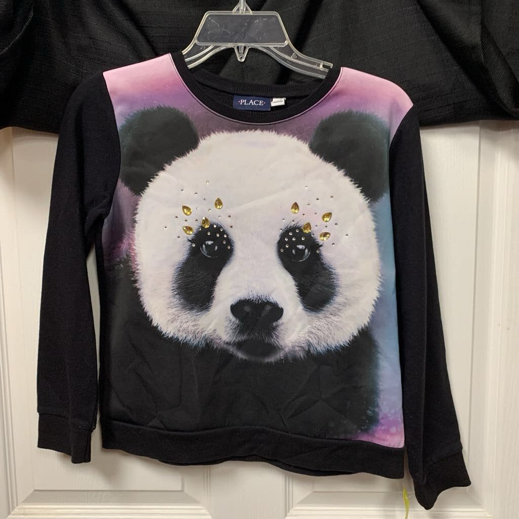 Rhinestone Panda Top