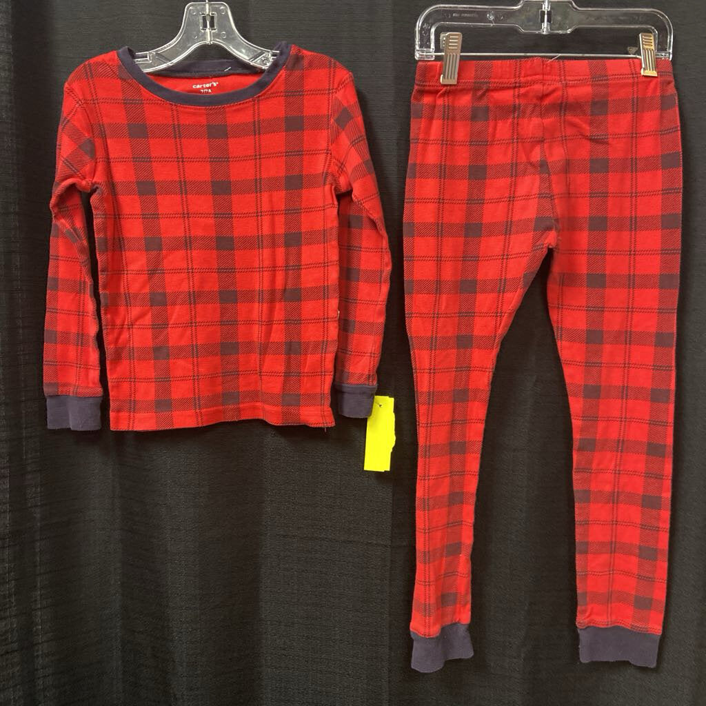 2pc Plaid Sleepwear