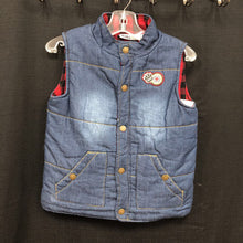 Load image into Gallery viewer, Boys Denim Winter Vest
