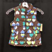 Load image into Gallery viewer, Girls Heart Winter Vest
