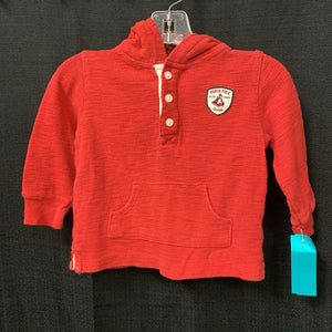 Hooded Button T-Shirt