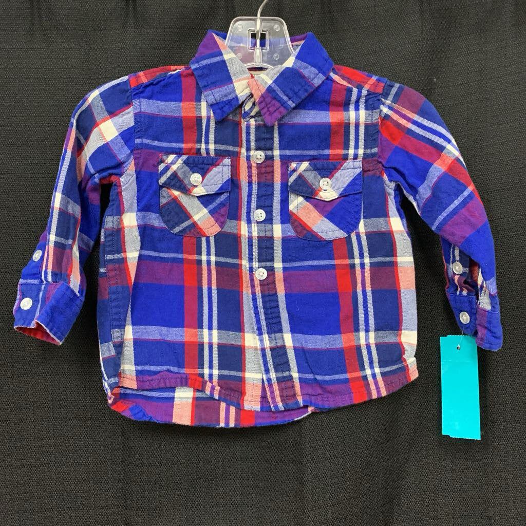 Plaid Button Down Shirt (Nevada)