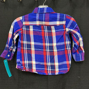 Plaid Button Down Shirt (Nevada)