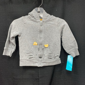 Hooded Zip Sweatshirt