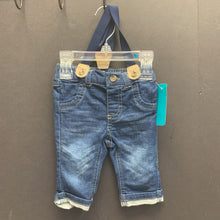 Load image into Gallery viewer, Denim Suspender Pants

