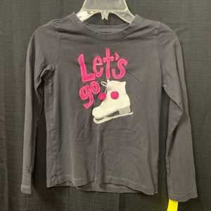 "Let's go" T-Shirt Top