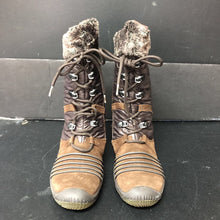 Load image into Gallery viewer, girls zippered winter boots
