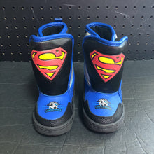 Load image into Gallery viewer, Boys Light Up Superman Snow Boots
