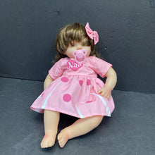 Load image into Gallery viewer, Reborn Baby Doll w/Pacifier in Polka Dot Outfit (Kaydora)
