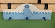 Load image into Gallery viewer, Wooden Whale Coat Rack
