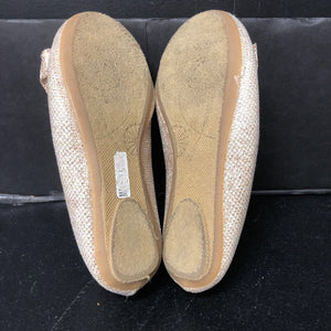 Girls Sparkly Bow Flats