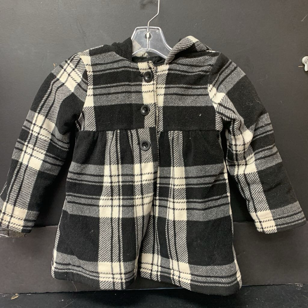 Girls Plaid Winter Jacket