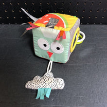 Load image into Gallery viewer, Animal Activity Cube Chime Rattle

