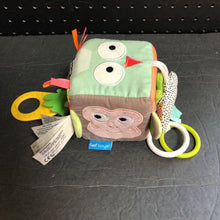 Load image into Gallery viewer, Animal Activity Cube Chime Rattle
