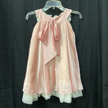 Load image into Gallery viewer, sleeveless chiffon dress w/ floral ruffle neck (Kid&#39;s dreams)
