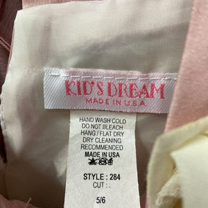 sleeveless chiffon dress w/ floral ruffle neck (Kid's dreams)