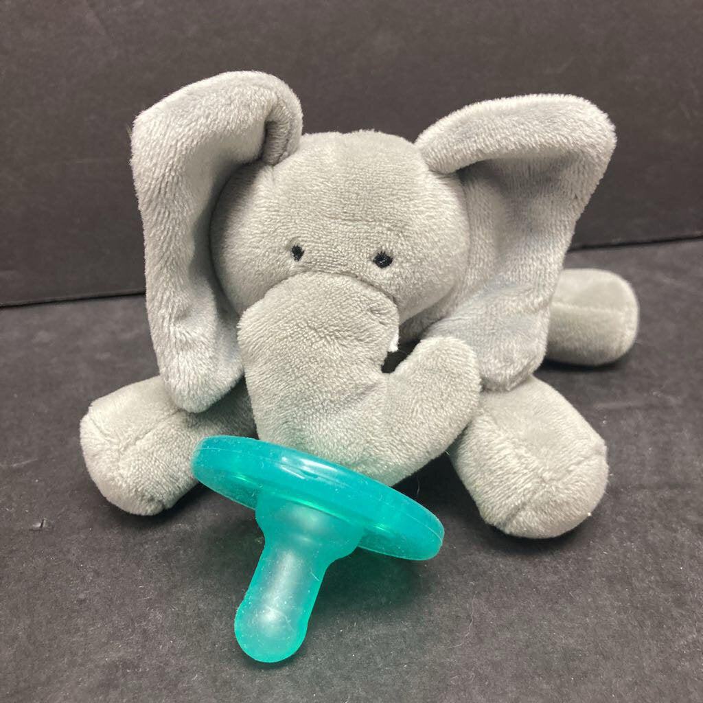 Elephant Pacifier Holder w/Pacifier