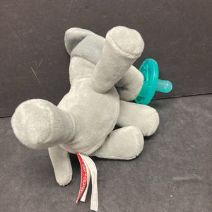 Elephant Pacifier Holder w/Pacifier