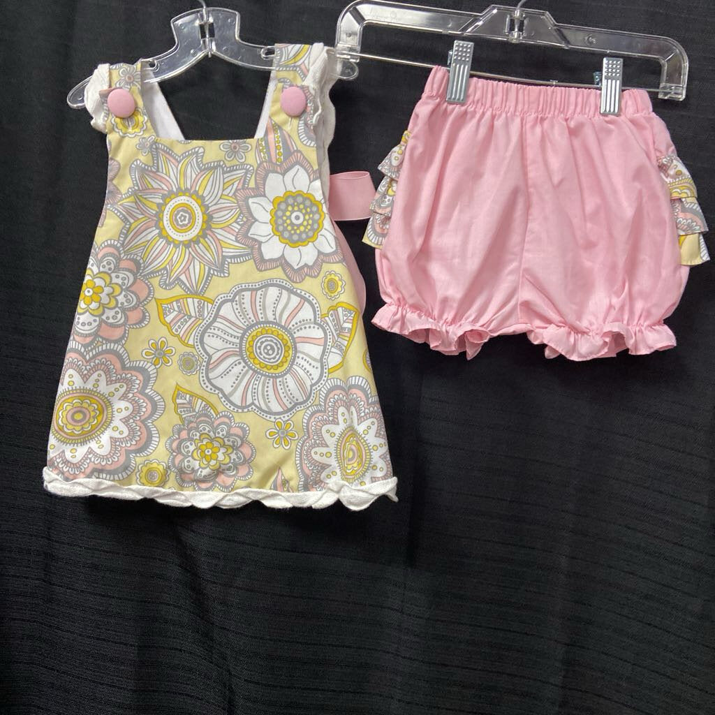 2 pc ruffle bloomers outfit