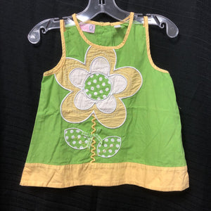 sleeveless tunic top w/ flower (Baby Q)