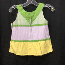 Load image into Gallery viewer, seersucker striped tunic top
