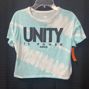 "Unity is POWER Justice" tie dye top