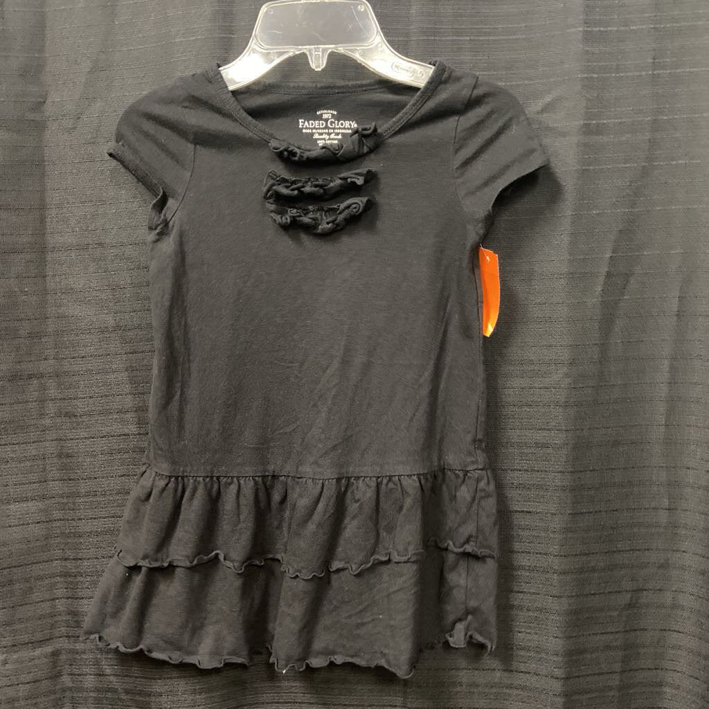 ruffled bottom tunic