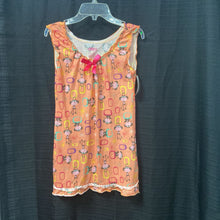 Load image into Gallery viewer, monkeys sleep dress w/bow
