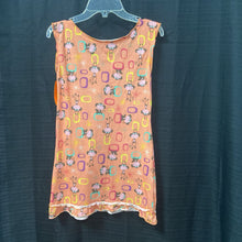 Load image into Gallery viewer, monkeys sleep dress w/bow
