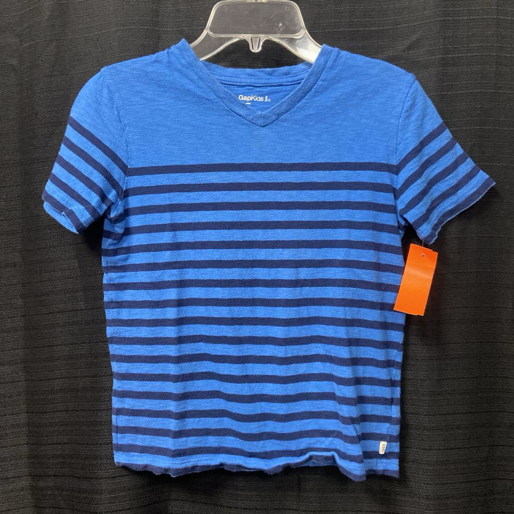 Striped v-neck shirt