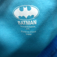 Load image into Gallery viewer, Batman w/ symbol snap onesie outfit
