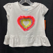 Load image into Gallery viewer, shaggy heart ruffle bottom top
