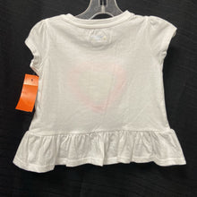 Load image into Gallery viewer, shaggy heart ruffle bottom top
