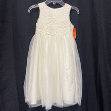 Load image into Gallery viewer, rosette top tulle skirt formal dress
