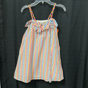 rainbow stripe sun dress