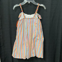 Load image into Gallery viewer, rainbow stripe sun dress
