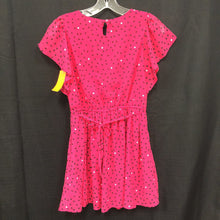 Load image into Gallery viewer, ruffle sleeve polka dot dress
