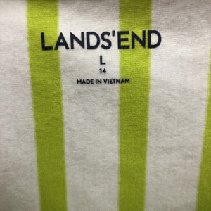 striped sparkle lime dress