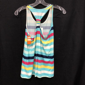 striped racer back top (NEW)