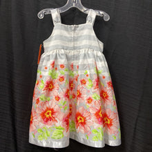 Load image into Gallery viewer, striped &amp; floral print dress
